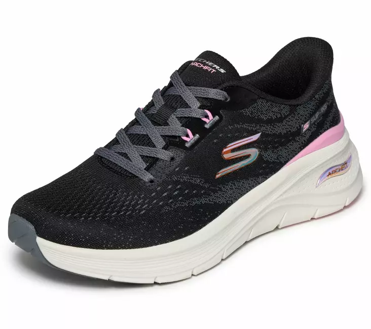 Naisten tennarit Skechers musta multi - Naisten tennarit ja lenkkarit - 150881BM - 1