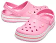 Crocs crocband pink lemonade/white - Naisten CROCSit - 1101662P - 4