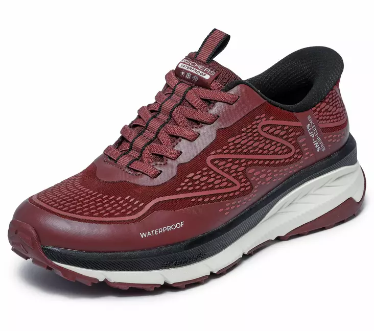 Naisten tennarit Skechers burgundy - Naisten tennarit ja lenkkarit - 180257BU - 1