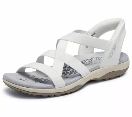 Naisten sandaalit Skechers valkoinen - Sandaler och slipp in för damer - 163460W - 1