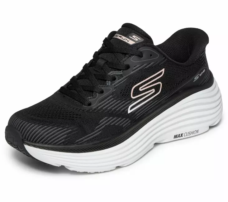 Naisten tennarit Skechers mustavalko - Naisten tennarit ja lenkkarit - 129484BKW - 1
